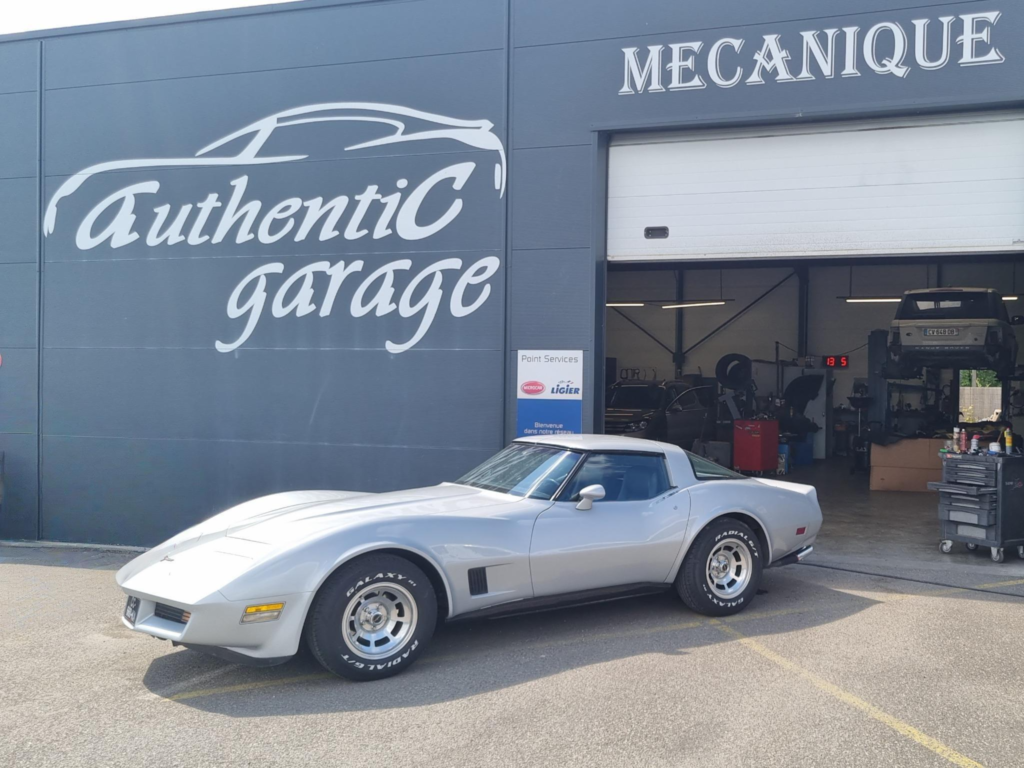 Devanture de l'Authentic Garage